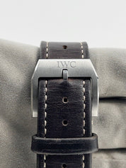 2021 IWC Pilot's Men's Black Dial Stainless Steel Leather Watch IW387903 - B/P