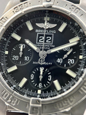 2007 Breitling Blackbird 39mm Automatic Men’s Watch A44359 Black W/ Papers