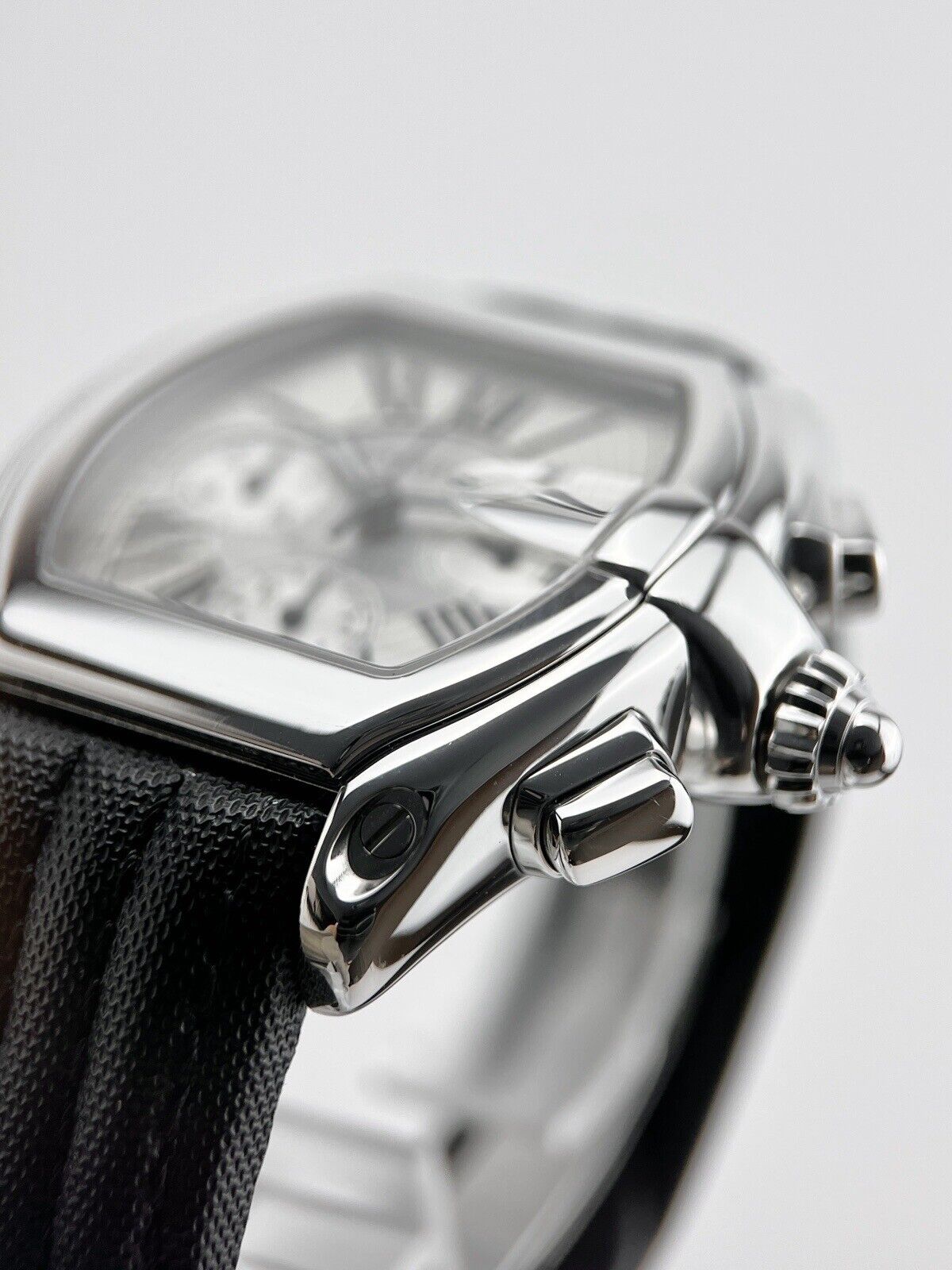 Cartier Roadster Chronograph Automatic 43mm Silver Dial 2618 Mens Watch