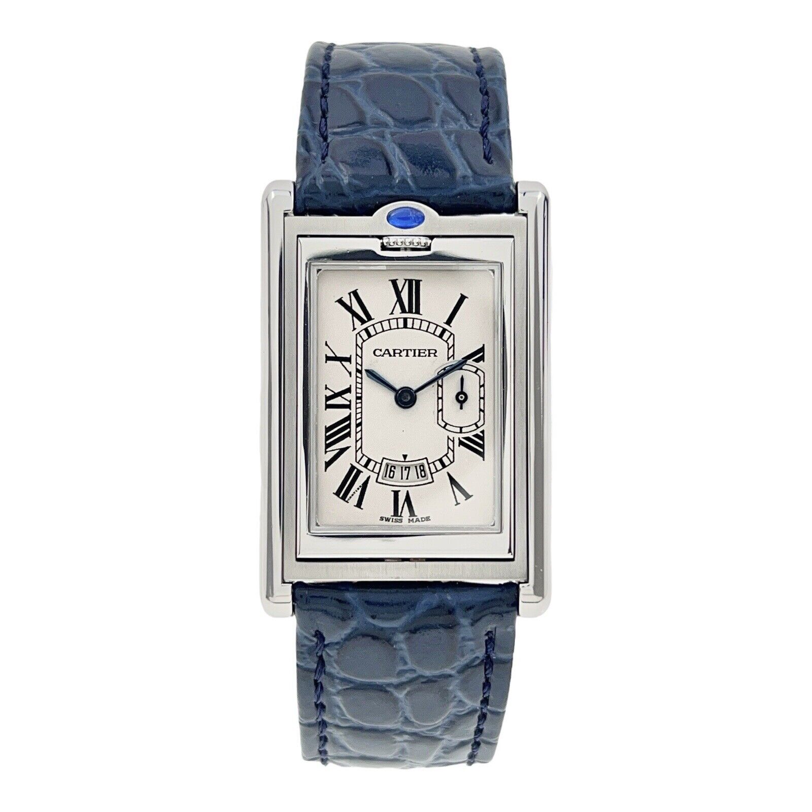 Cartier Tank Basculante Reversible Stainless Steel Quartz Men's