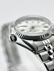 Rolex Lady-Datejust Automatic Watch 26mm Silver Dial 6917 - Watch Only