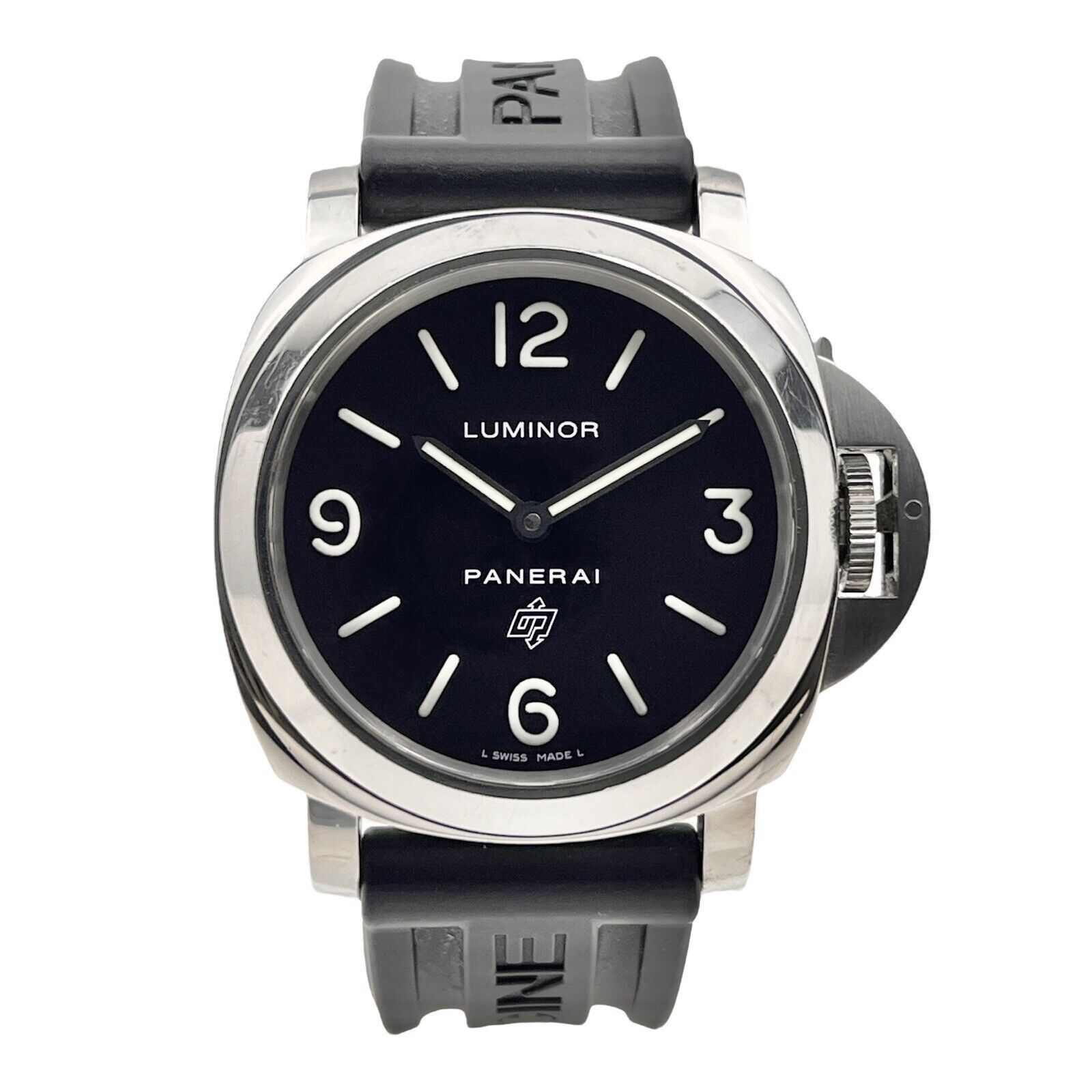 PANERAI Luminor base logo PAM00000 black Dial Hand Winding Men\'s Watch_962487 Panerai Luminor Base Logo 00000 Black Dial, Stainless Steel  main image 2
