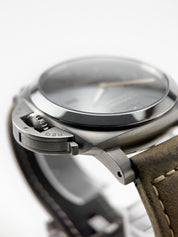 2018 Panerai Marina 1950 Automatic 44mm Black Dial Titanium - Box And Papers