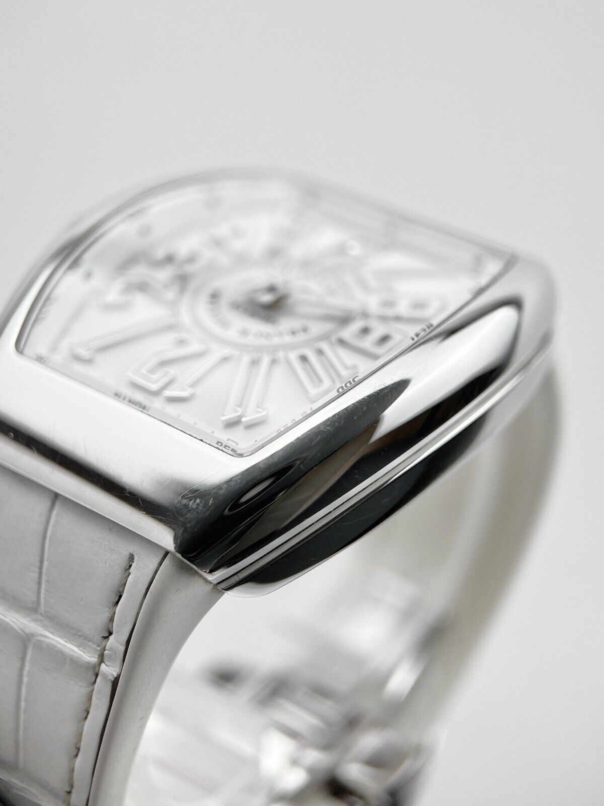 2020 Franck Muller Vanguard Automatic 45mm White Dial V45SCDT Box And Papers