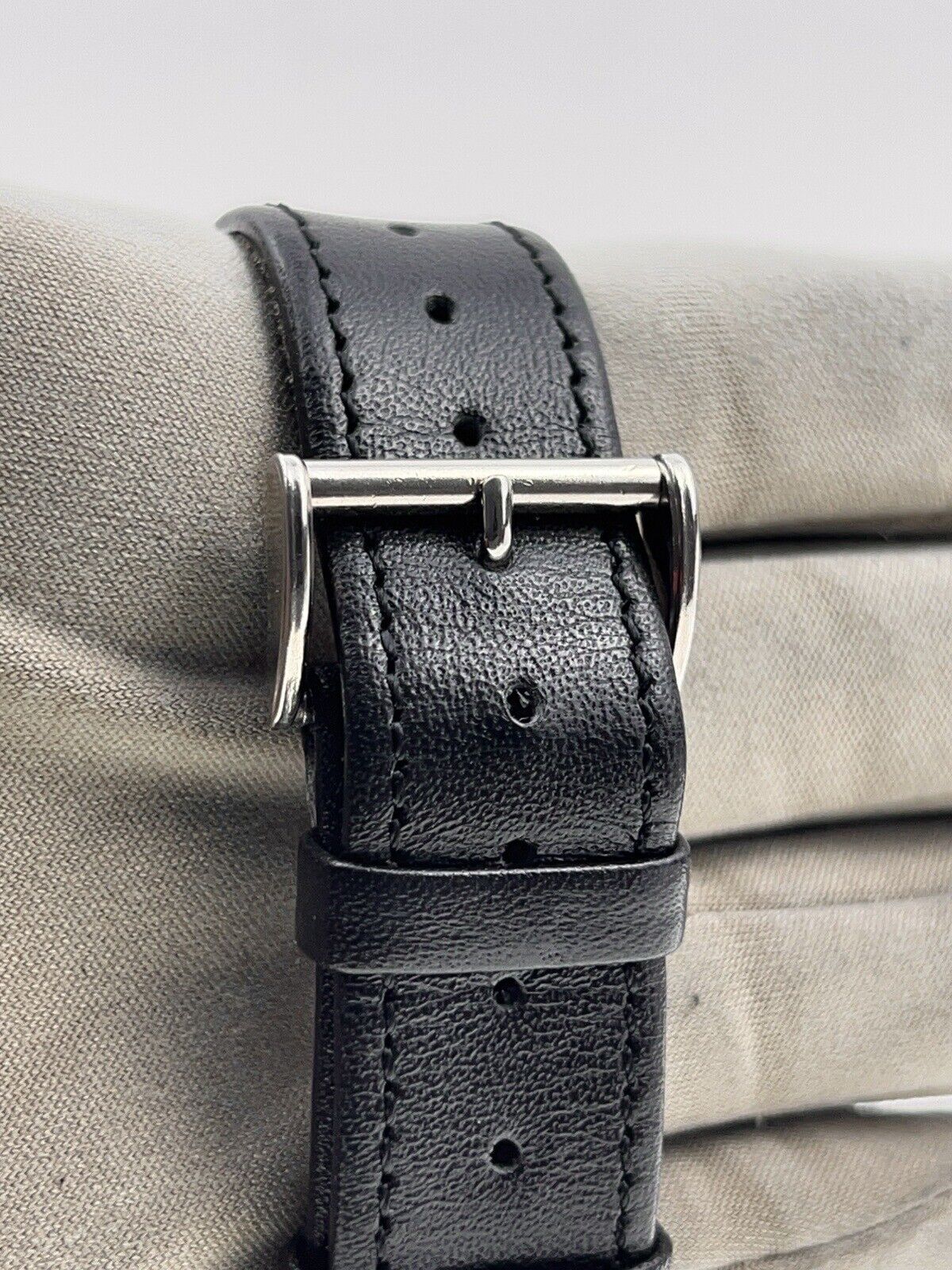 Vintage Junghans J88 Stainless Steel Black 38mm Manual Wind Men’s Watch