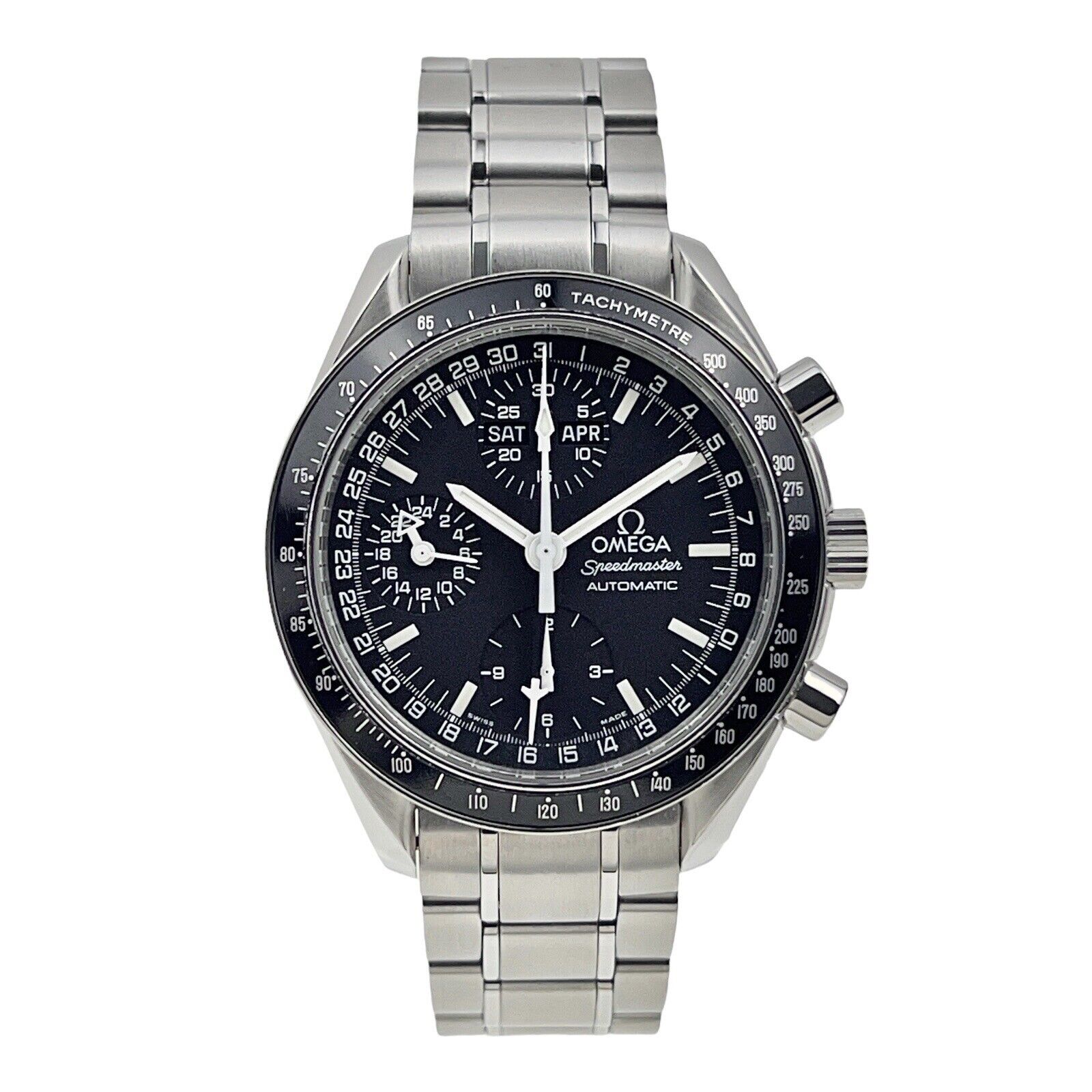 Omega Speedmaster Triple Date Steel 39mm Automatic Men’s Watch 3520.50