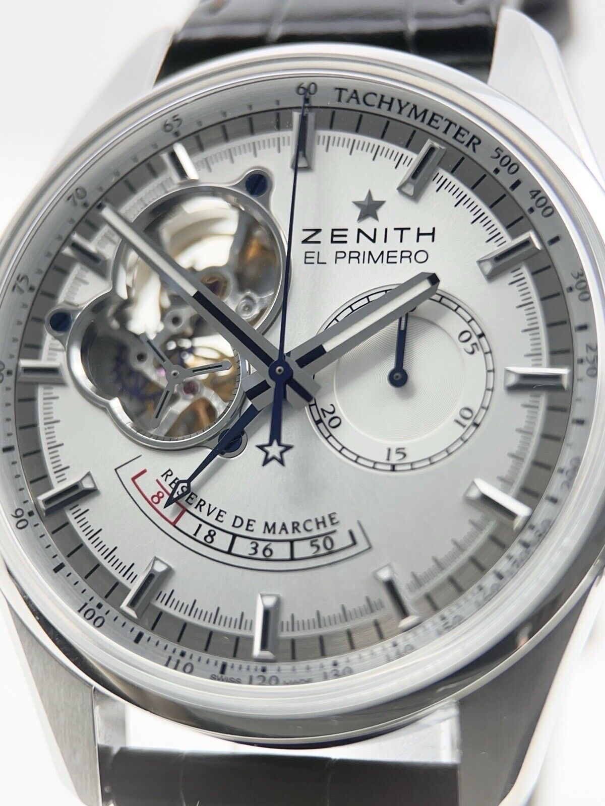 Zenith El Primero Chronomaster Stainless Steel White 42mm Automaitc Men’s Watch