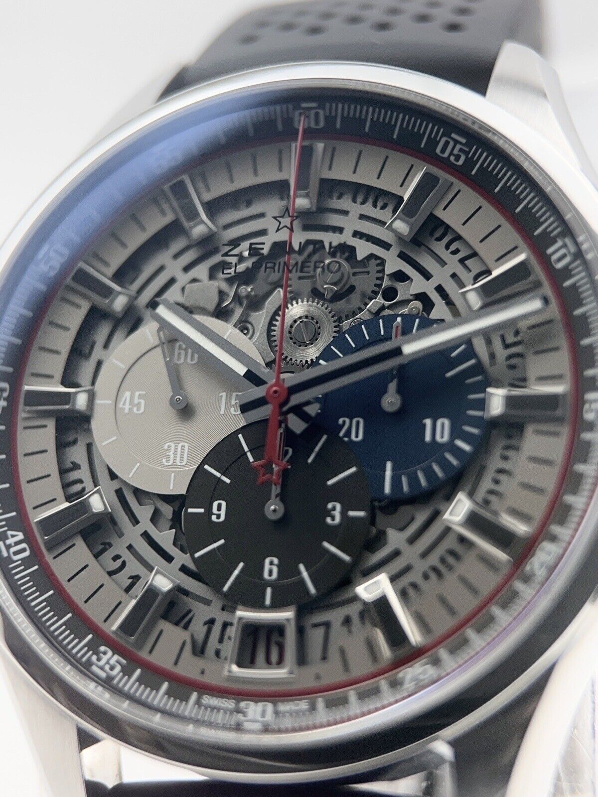 Zenith El Primero 03.2522.400 Chronograph  Skeleton Dial Automatic Men’s Watch