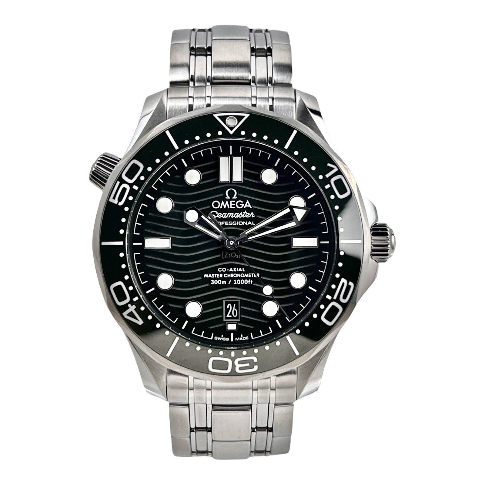 2022 GREEN Omega Seamaster Professional 300m GREEN DIAL 42mm - Box/Papers