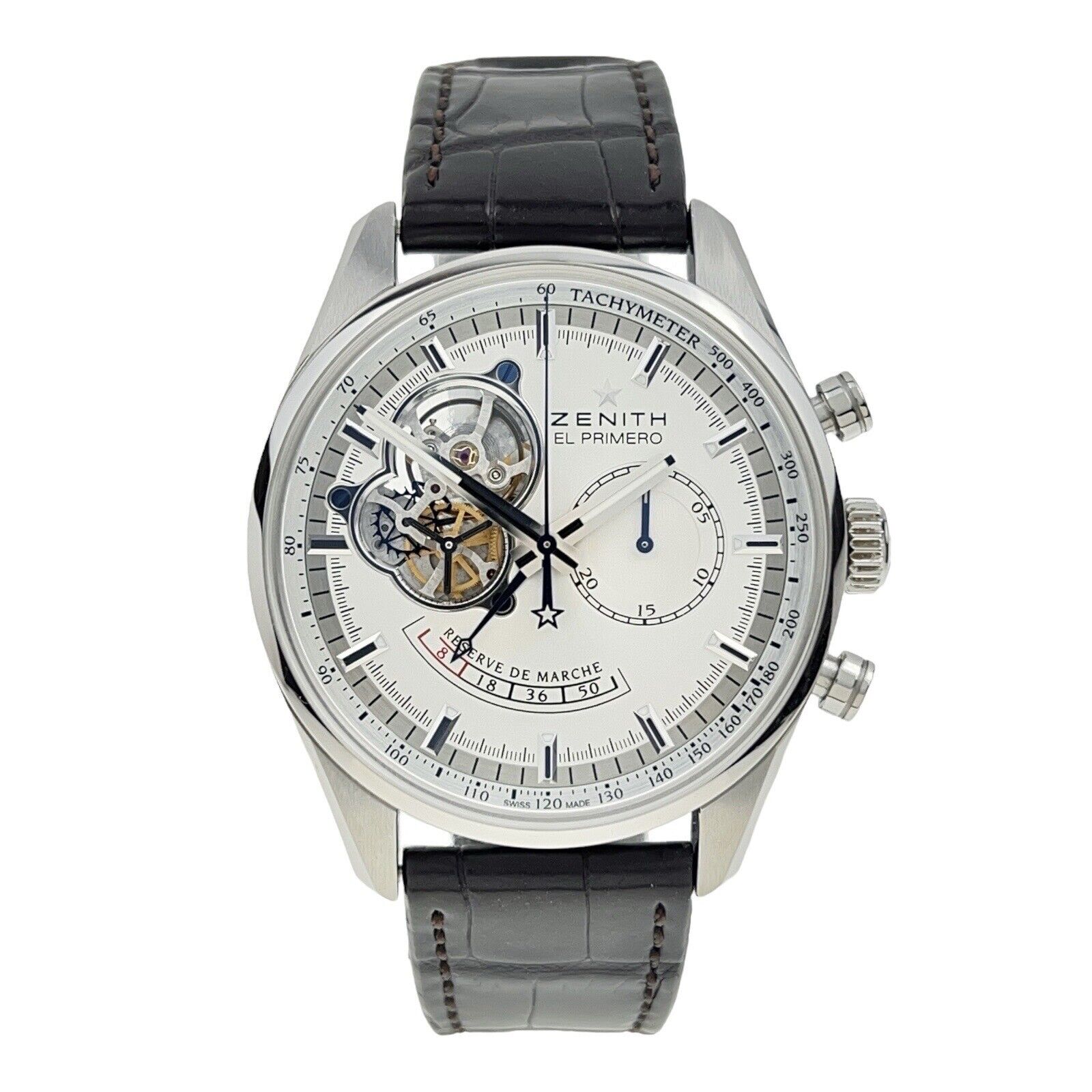 Zenith El Primero Chronomaster Stainless Steel White 42mm Automaitc Men’s Watch