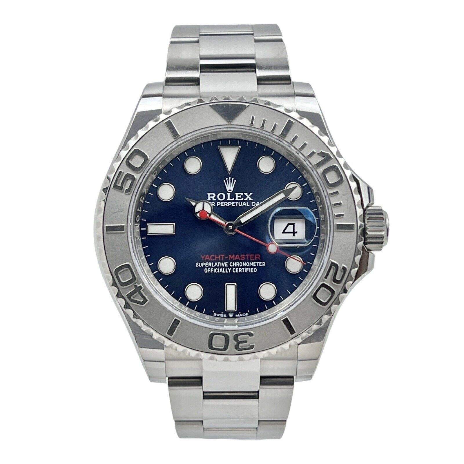 2021 Rolex Yacht-Master 40mm Automatic Blue Dial Watch 126622 Box & Papers