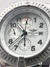 2006 Breitling Super Avenger Automatic 48mm Silver Dial A13370 Box & Papers