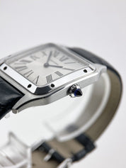 2023 Cartier Santos Dumont Quartz 42mm WSSA0022 Silver Dial - Box And Papers