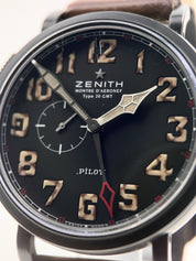 2016 Zenith Pilot Type 20 GMT Titanium Automatic Watch 48mm 96.2431.693/21.C738