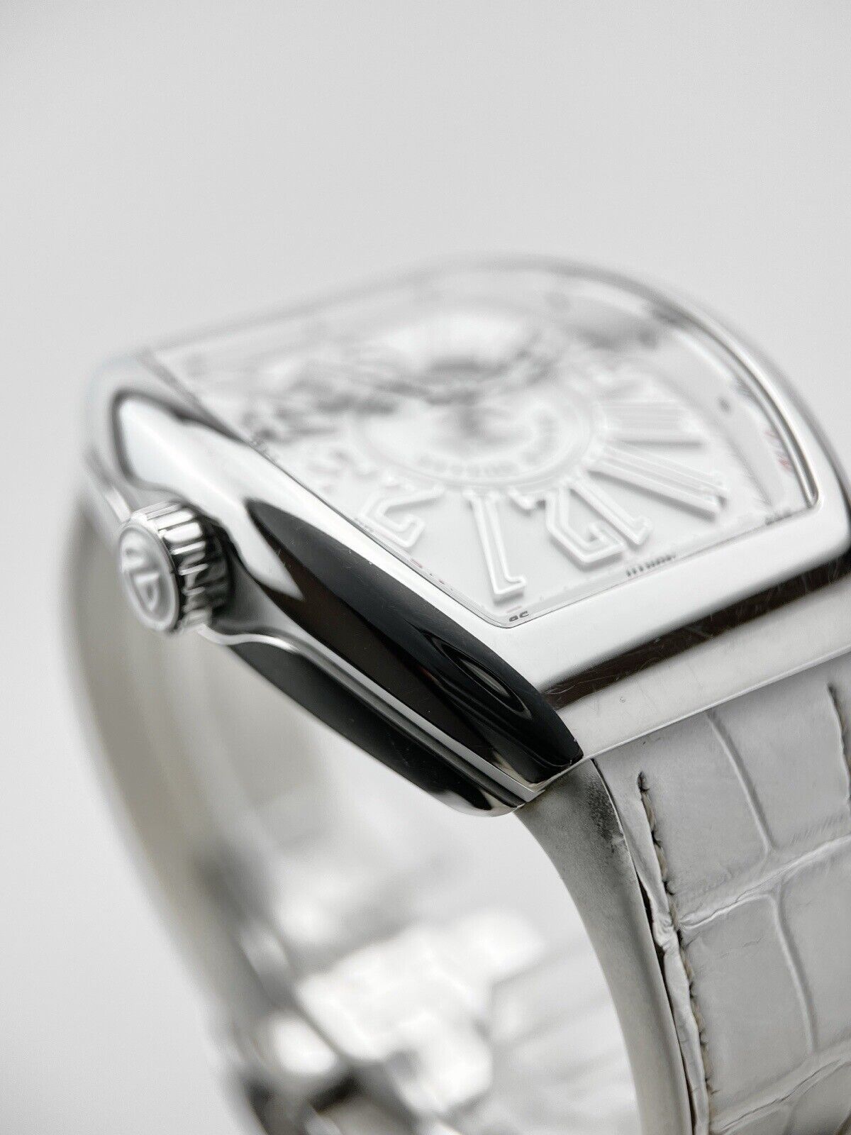 2020 Franck Muller Vanguard Automatic 45mm White Dial V45SCDT Box And Papers