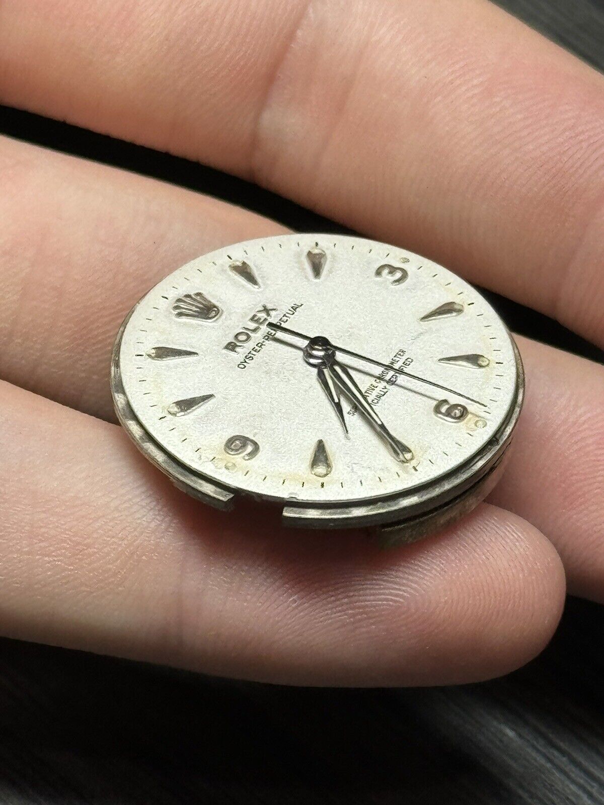 Vintage Rolex Oyster Perpetual Date Automatic Men Wristwatch Movement 1030 Runs