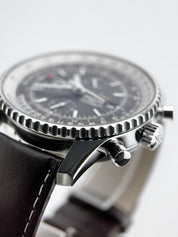 2019 Breitling Navitimer World Men's Black Dial Watch A24322 - Box And Papers