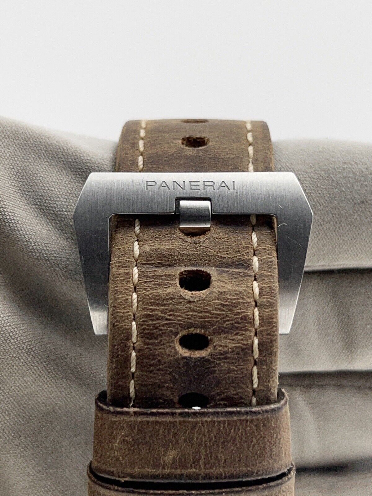 2018 Panerai Marina 1950 Automatic 44mm Black Dial Titanium - Box And Papers