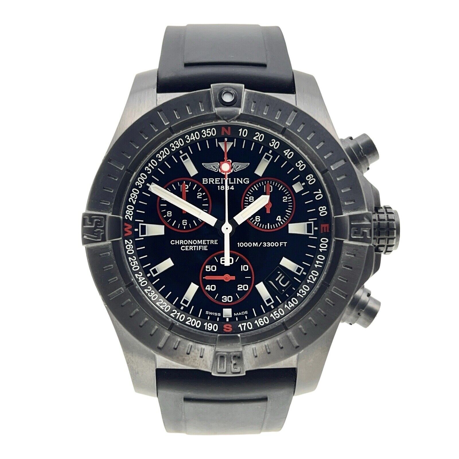 Breitling Avenger Seawolf Limited Edition Black Steel 45mm Quartz