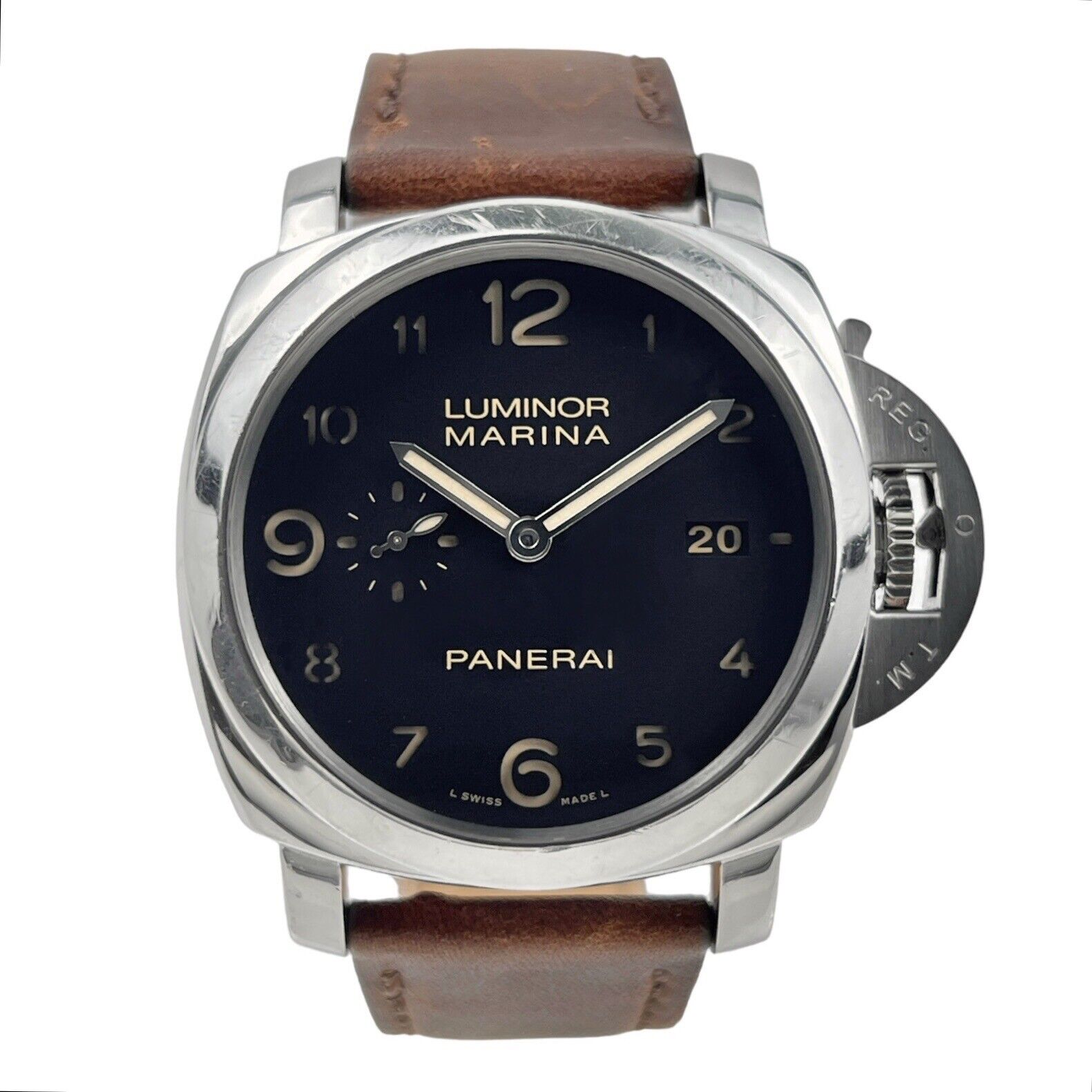 PANERAI Luminor Marina PAM00359 Black Dial Automatic Men display picture 1