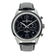 2016 Bell & Ross Automatic Steel 41mm Black Dial SS Men’s BR126 - Box And Papers