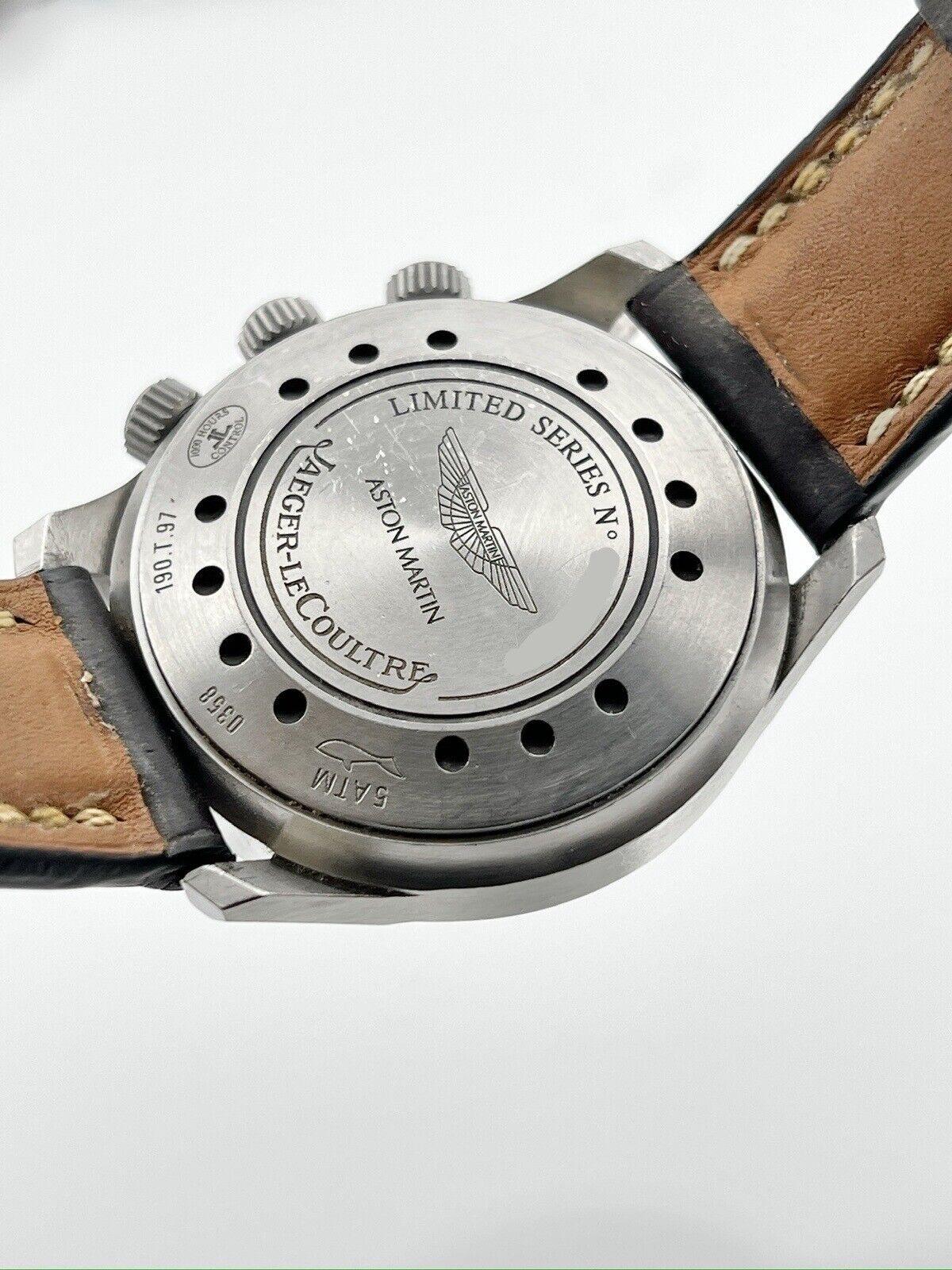 2005 JLC Amvox Alarm Aston Martin Limited Edition Watch 190.T.97  - Box & Papers