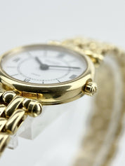 Van Cleef & Arpels Quartz Movement 21mm 18k Yellow Gold Watch 122901