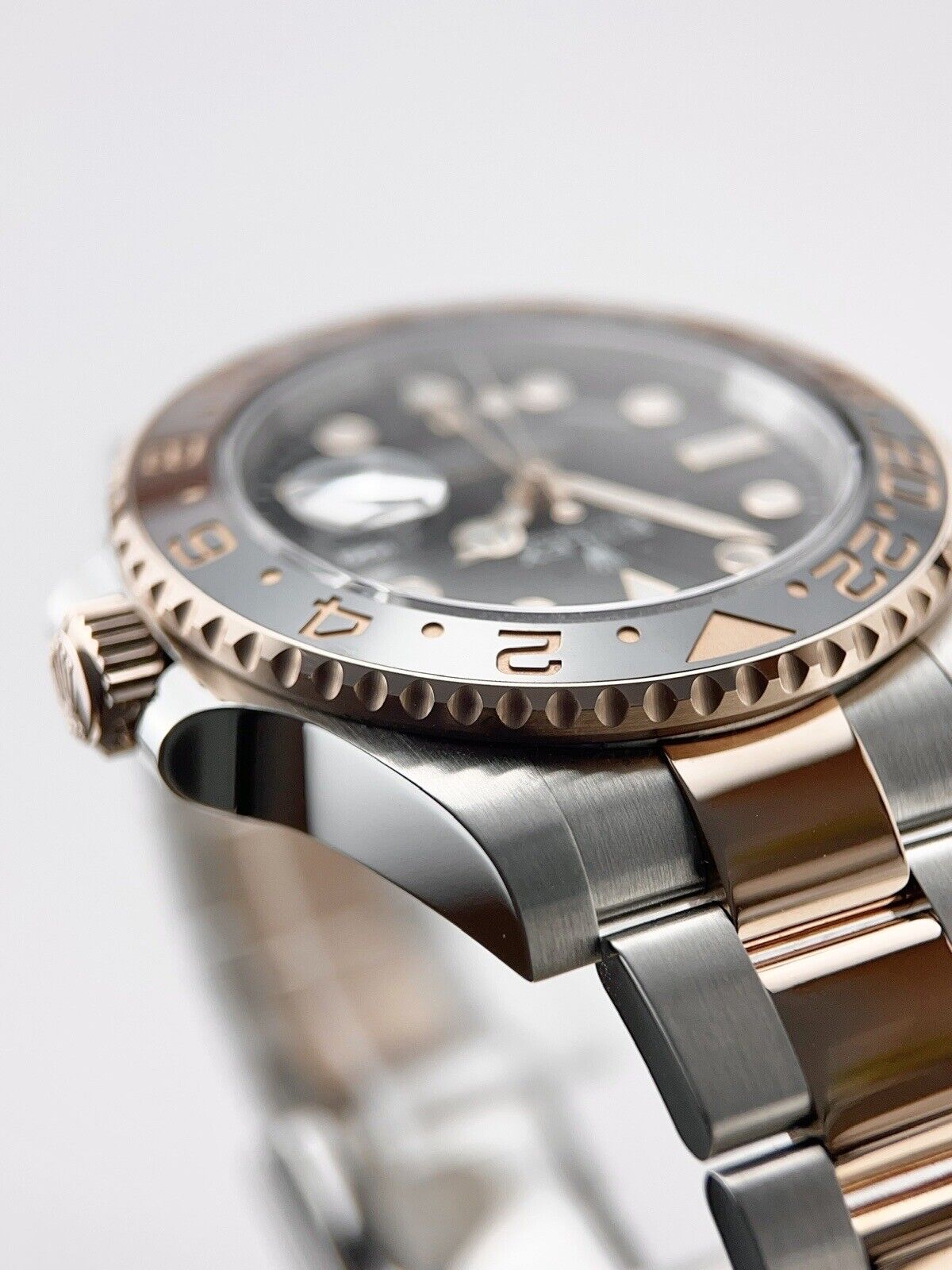 2021 Rolex GMT Master II 126711CHNR 18K Gold/Steel Root Beer - Box And Papers