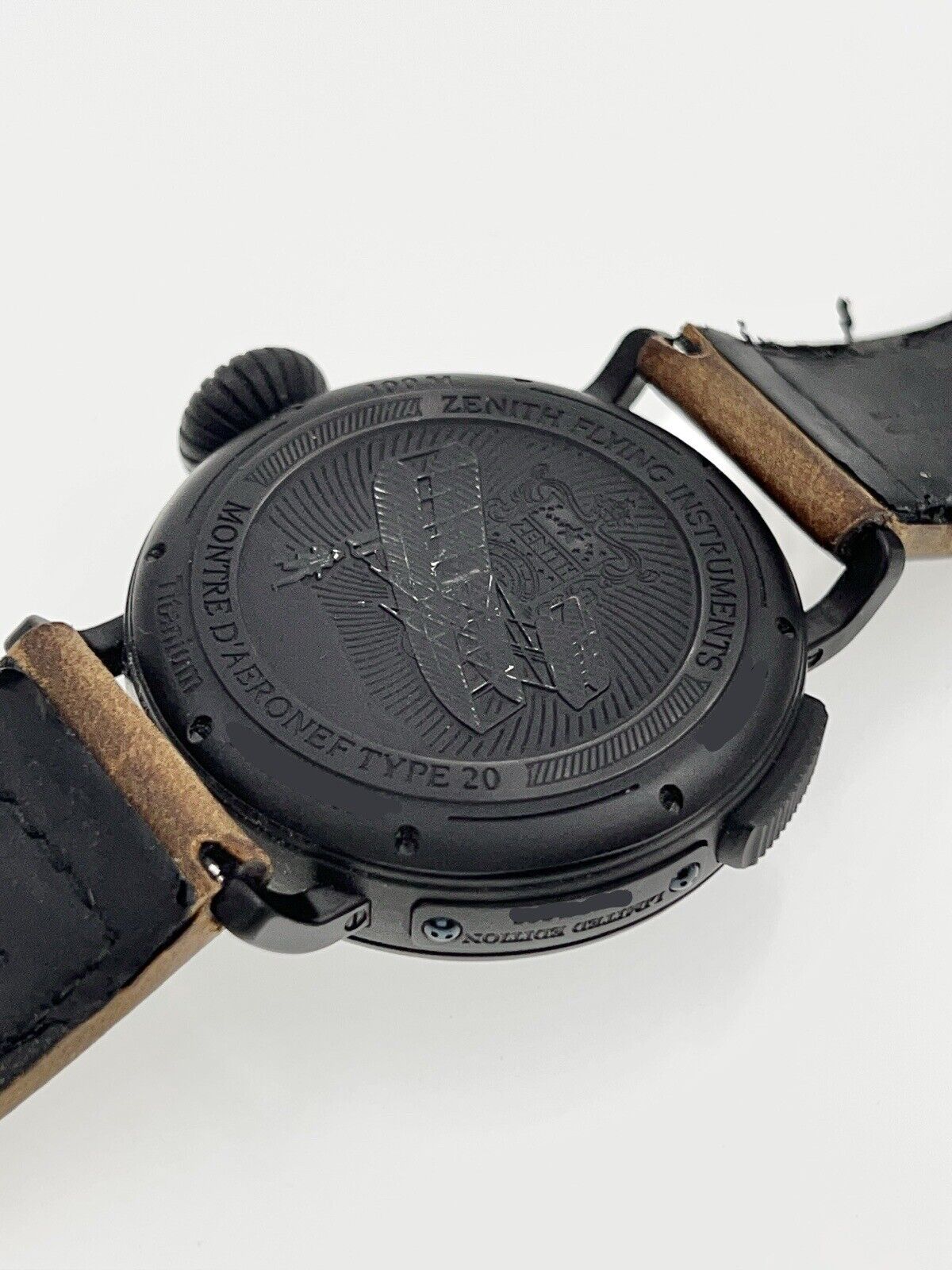 2016 Zenith Pilot Type 20 GMT Titanium Automatic Watch 48mm 96.2431.693/21.C738