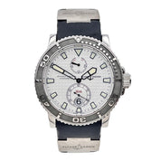 Ulysse Nardin Maxi Marine Stainless Diver Silver Dial 42mm Ref- 263-33 W/ Box