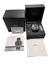 2019 Sinn 936 Chronograph Automatic 43mm Watch Black Dial - Box/Papers