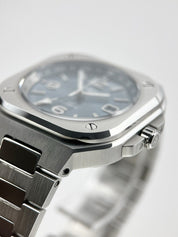 2023 Bell & Ross GMT Automatic 40mm Blue Dial Men's Watch BR05 - Box And Papers