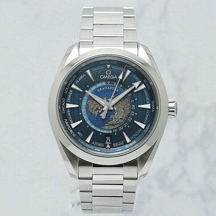 Omega Seamaster Aqua Terra 150M 43mm GMT Worldtimer 220.10.43.22.03.001 - B/P