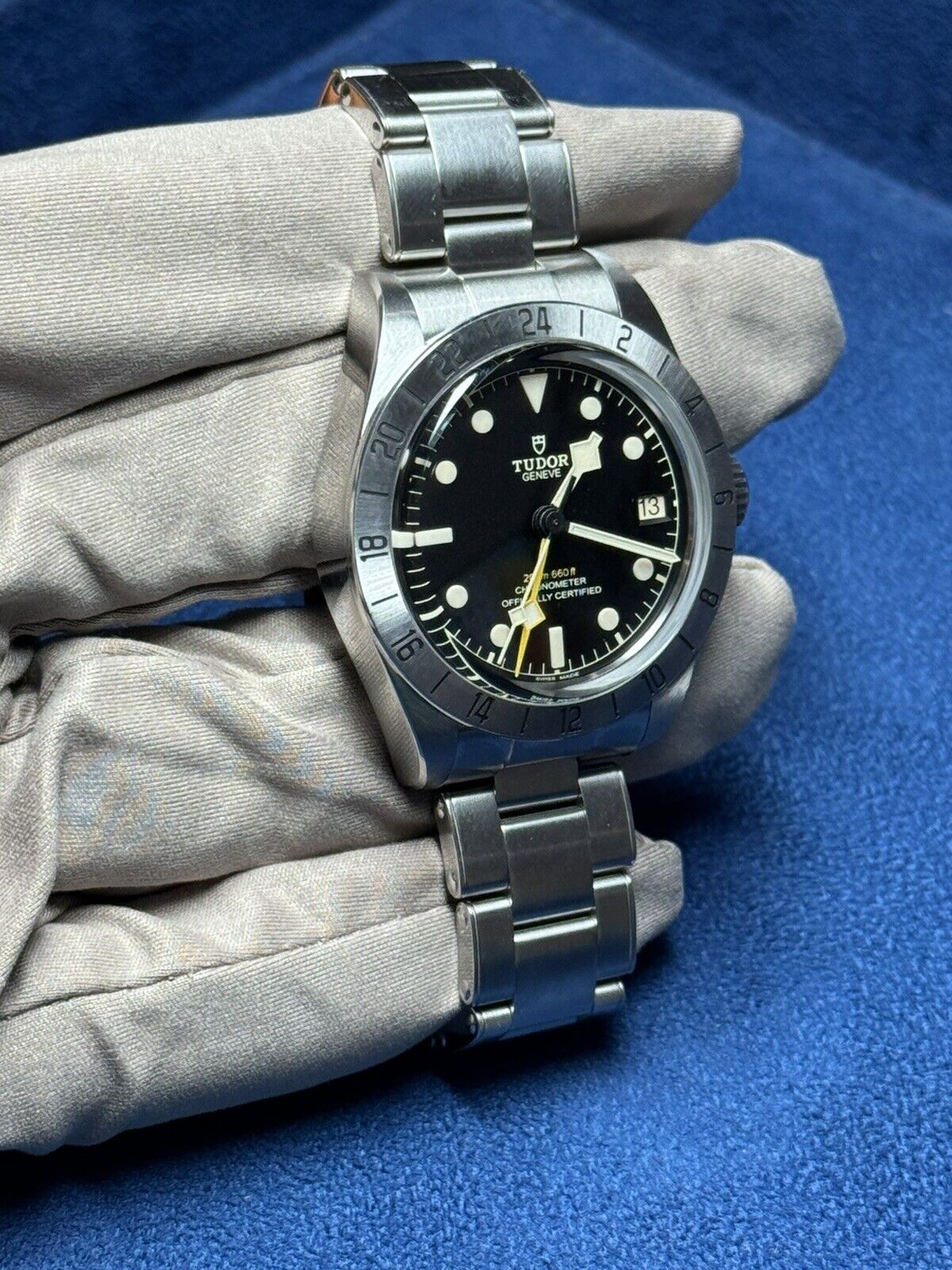 2022 TUDOR Black Bay Pro Stainless Men's Black Dial Watch 79470 - B/P