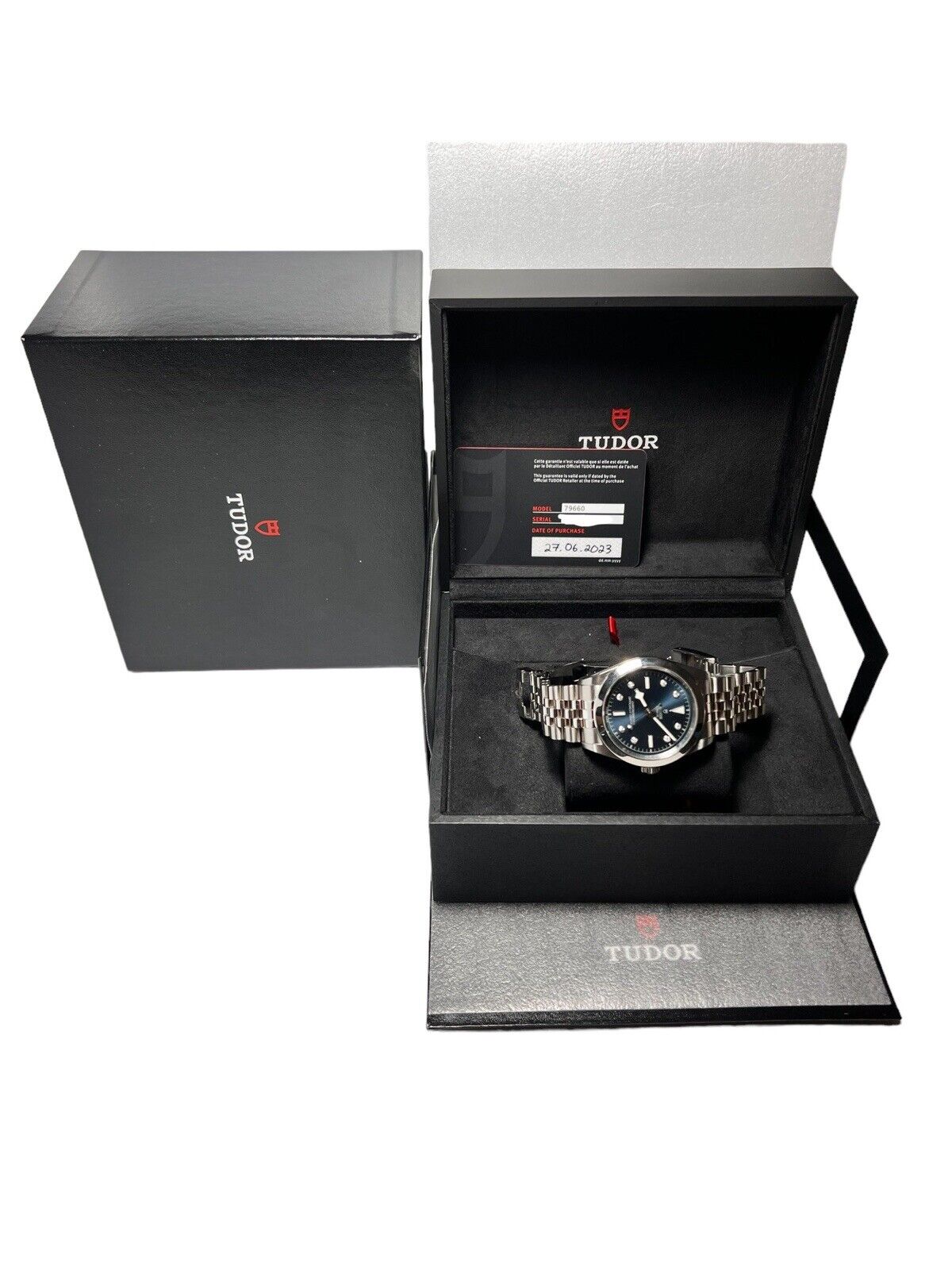 2023 Tudor Black Bay 39 Blue Dial Steel Men's Watch  Ref 79660 - Box And Papers