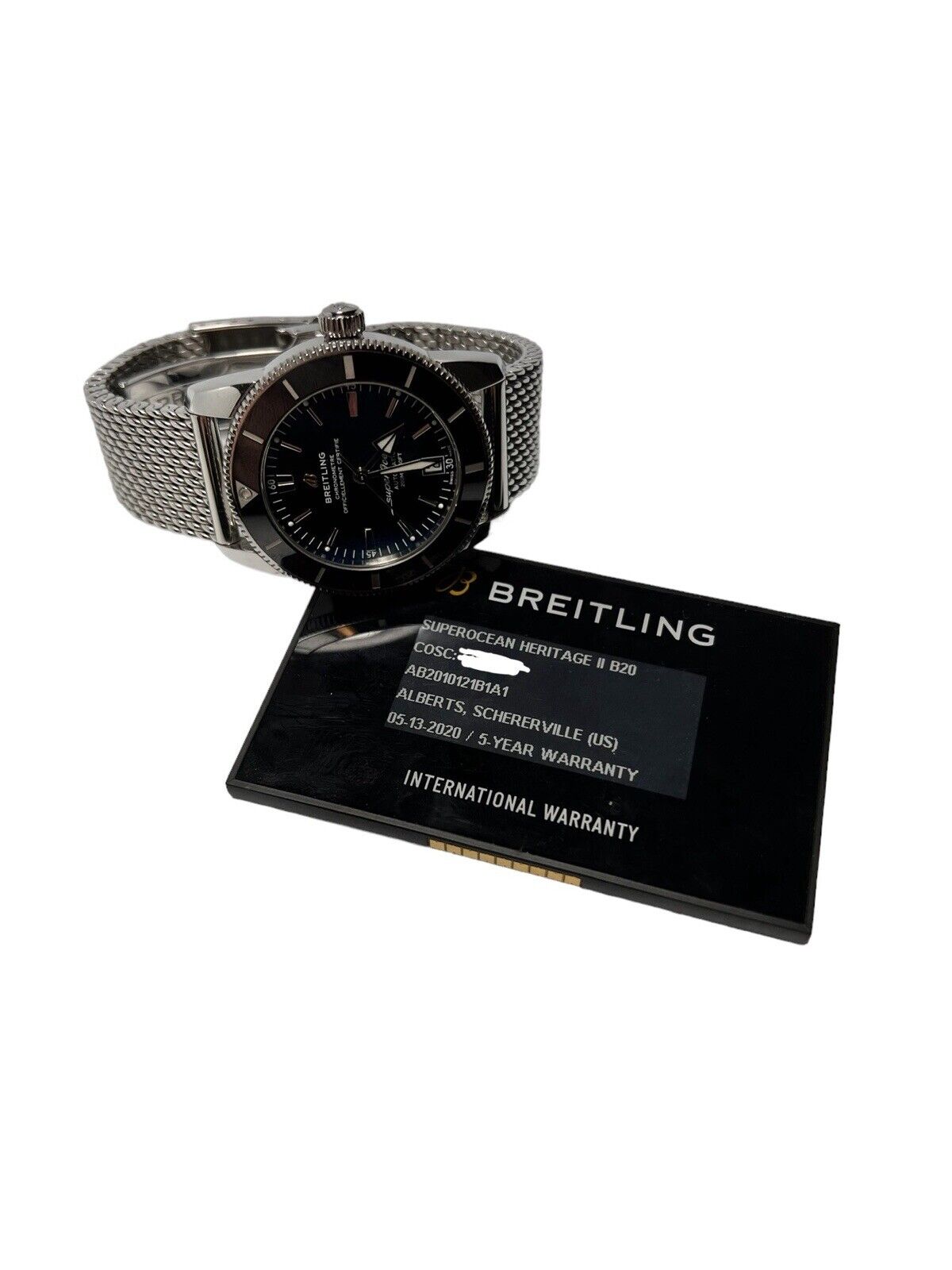2020 Breitling SuperOcean Heritage II B20 Automatic 42mm AB2010 W/Papers