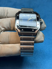 2021 Cartier Large Santos 40mm Blue Dial WSSA0030 Stainless Steel - B/P