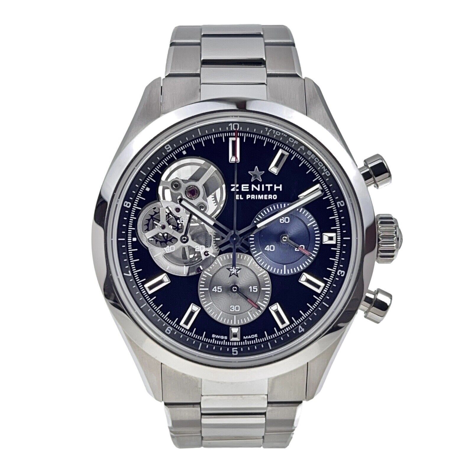 Zenith Chronomaster Open Stainless Steel Black 39.5mm Automatic Men’s Watch