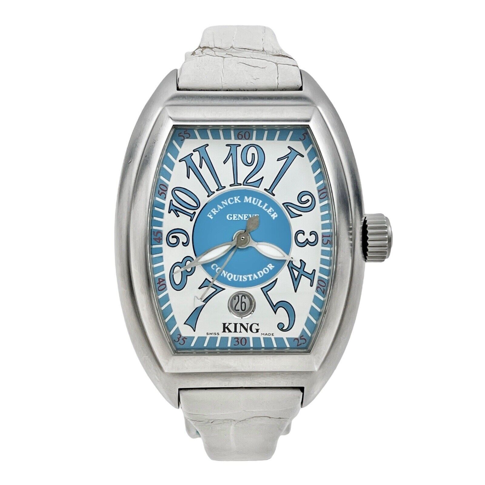 Franck Muller Conquistador Costa Smeralda Watch 35mm 8005SC - Box And Papers