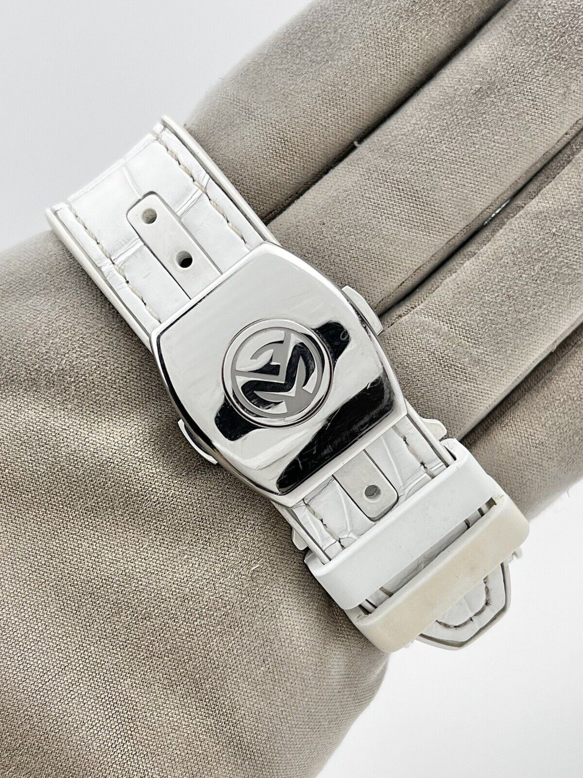 2020 Franck Muller Vanguard Automatic 45mm White Dial V45SCDT Box And Papers