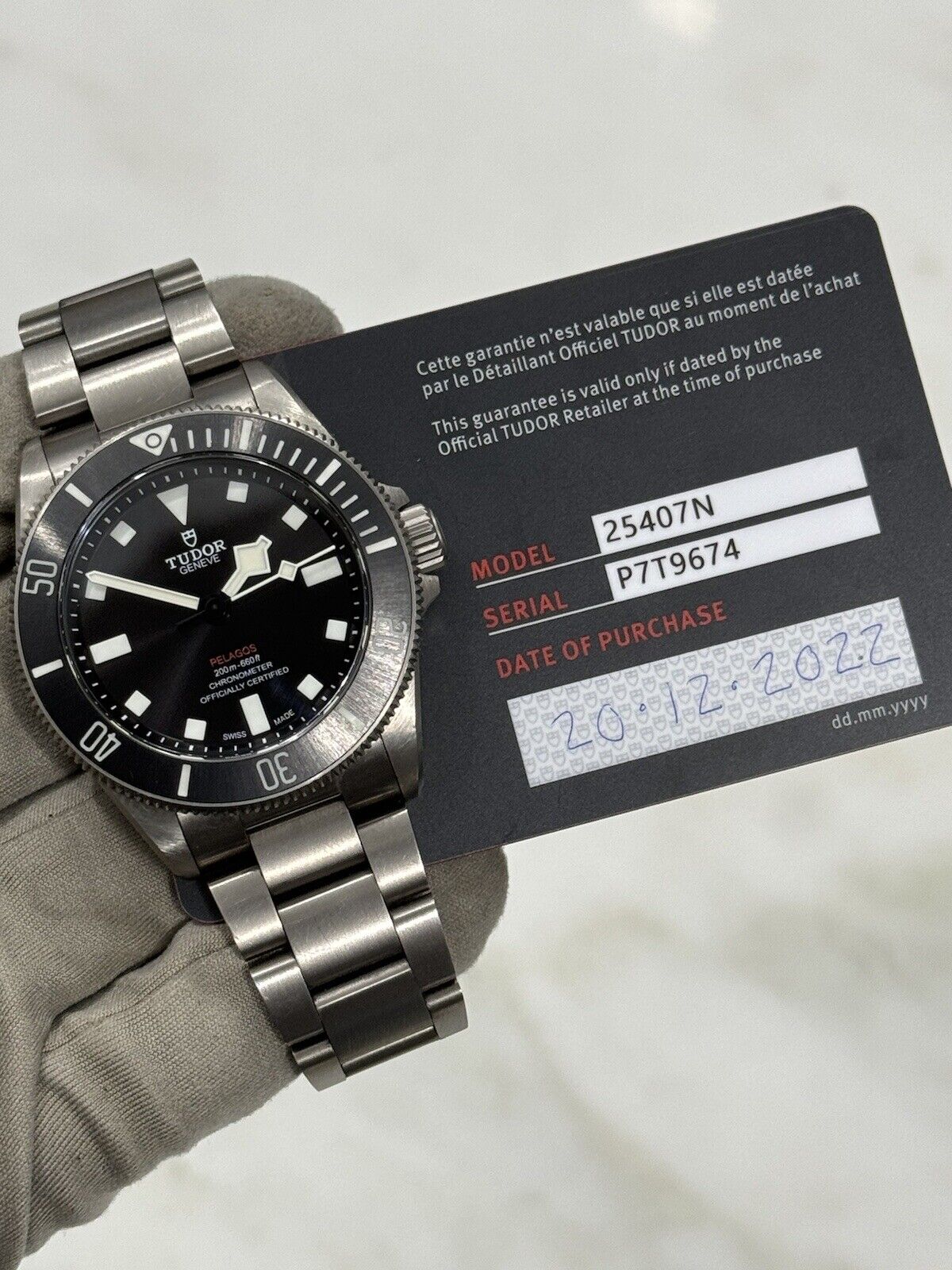 2022 Tudor Pelagos 39mm Titanium Automatic Men's Watch 25407N - Box/Papers