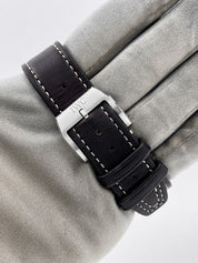 2021 IWC Pilot's Men's Black Dial Stainless Steel Leather Watch IW387903 - B/P