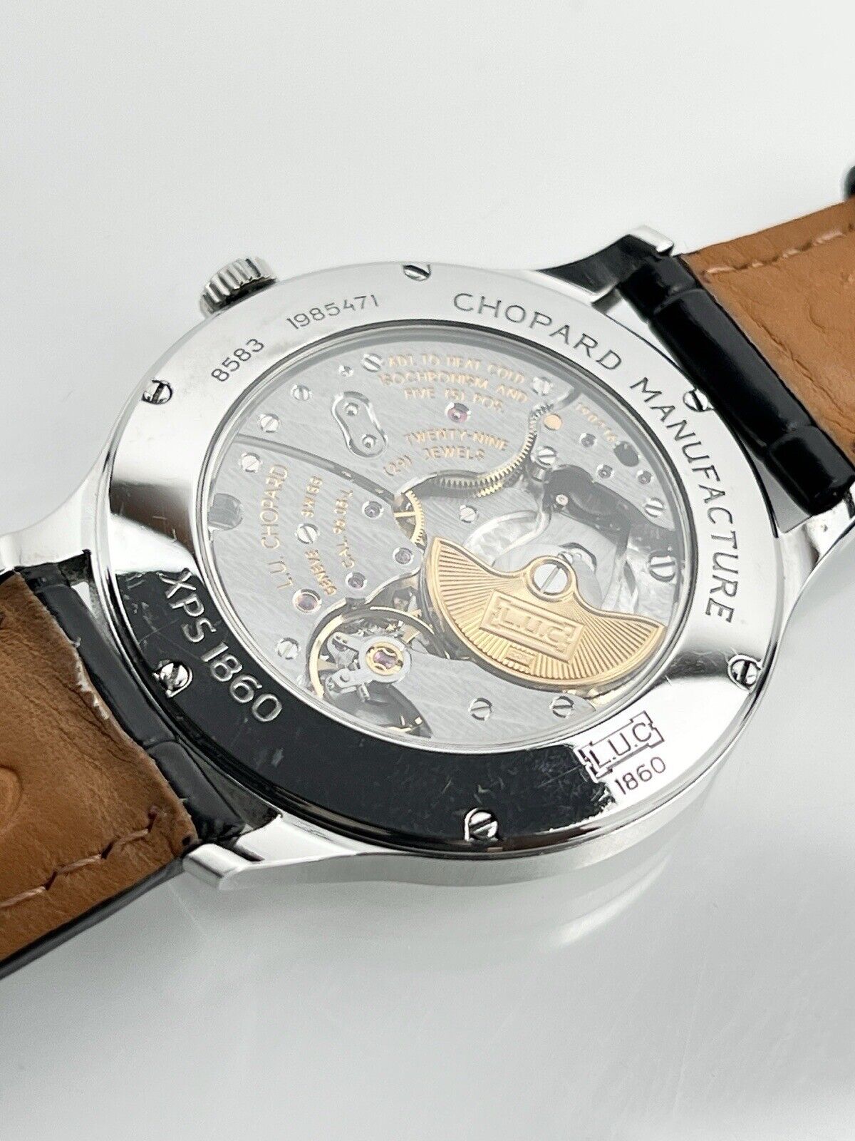 2019 Chopard L.U.C Chronometer Automatic 40mm Silver Color Dial 8583 - B&P