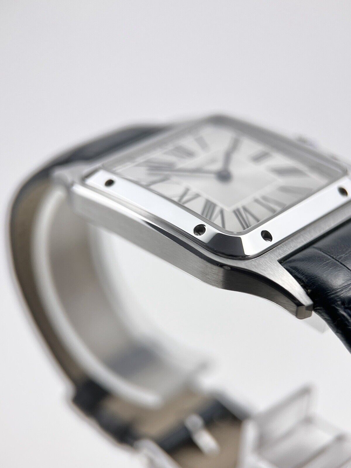 2023 Cartier Santos Dumont Quartz 42mm WSSA0022 Silver Dial - Box And Papers