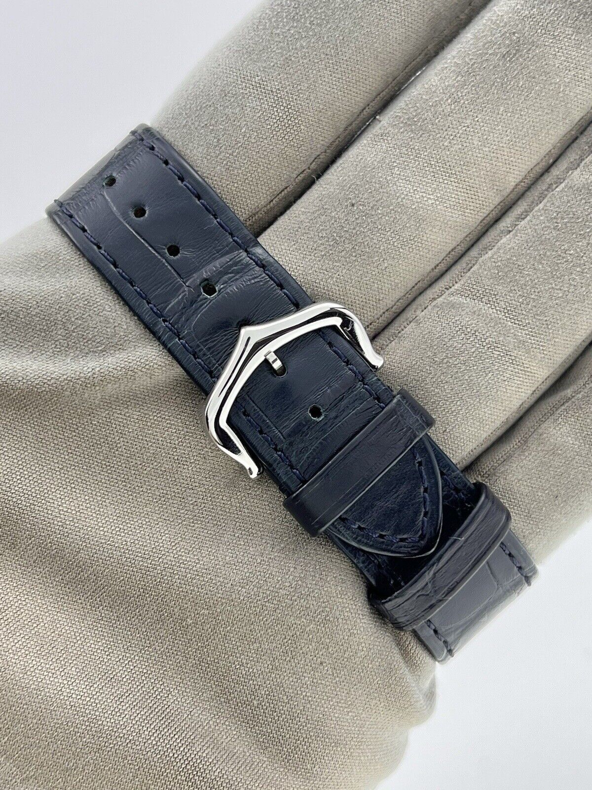 2023 Cartier Santos Dumont Quartz 42mm WSSA0022 Silver Dial - Box And Papers