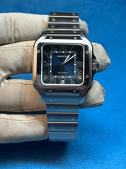 2021 Cartier Large Santos 40mm Blue Dial WSSA0030 Stainless Steel - B/P