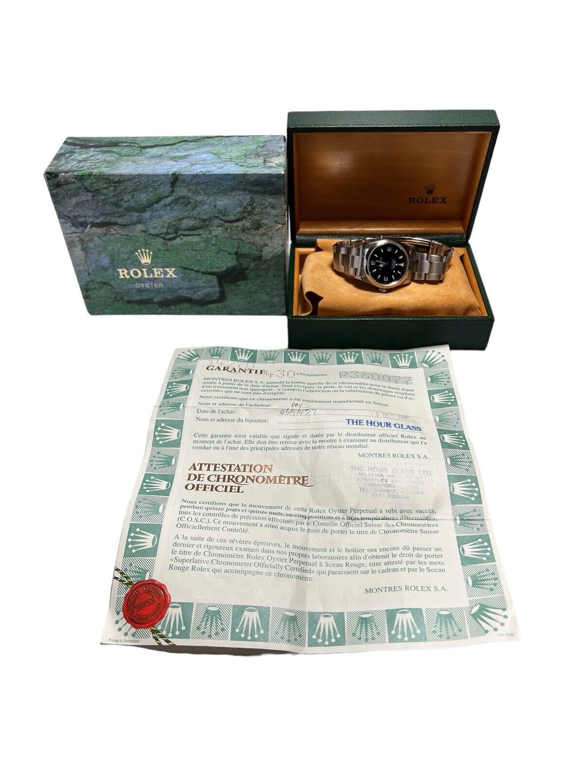 2000 Rolex Explorer Automatic Men’s 36mm Black Dial 14270 - Box And Papers