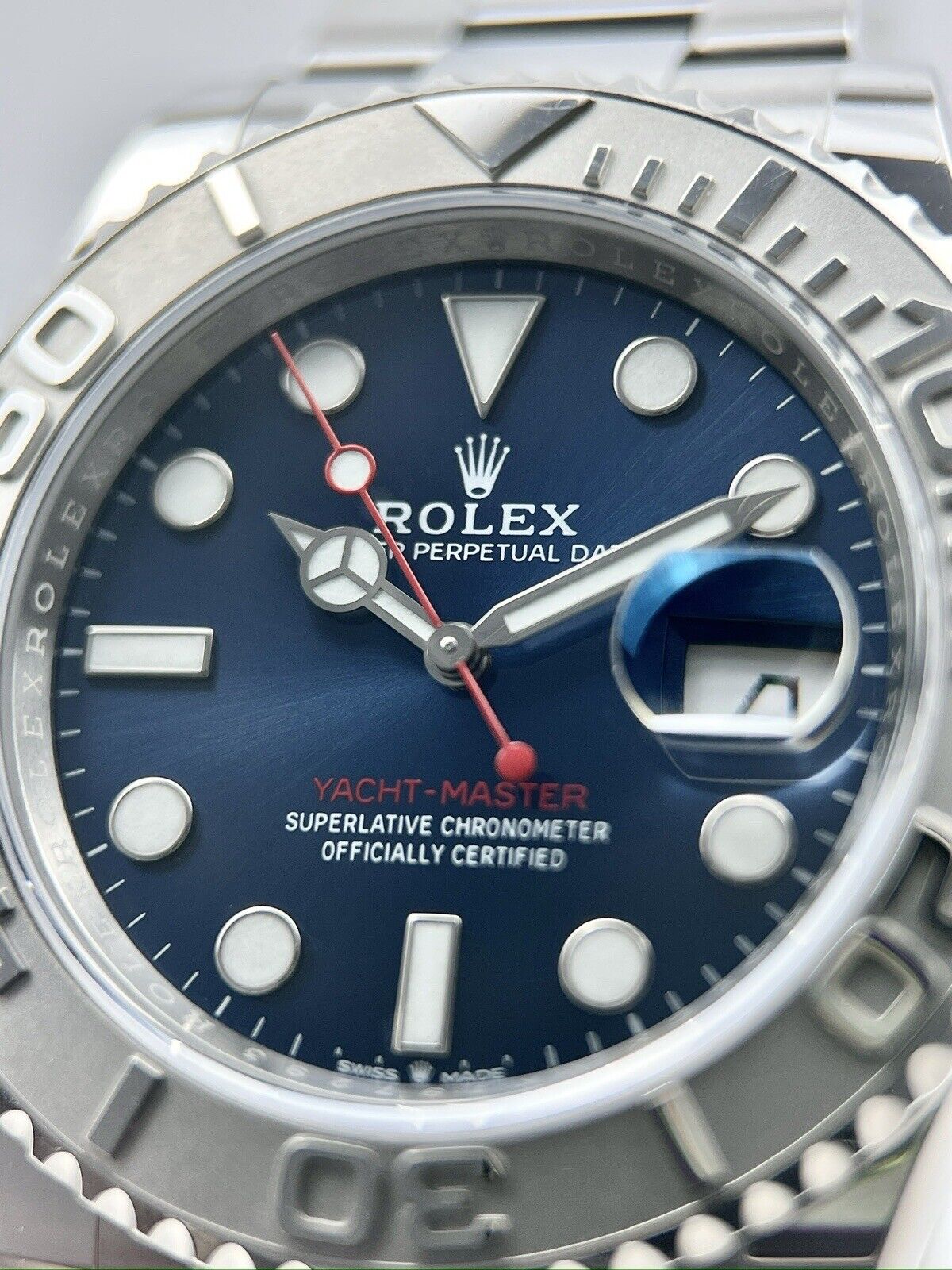 2021 Rolex Yacht-Master 40mm Automatic Blue Dial Watch 126622 Box & Papers