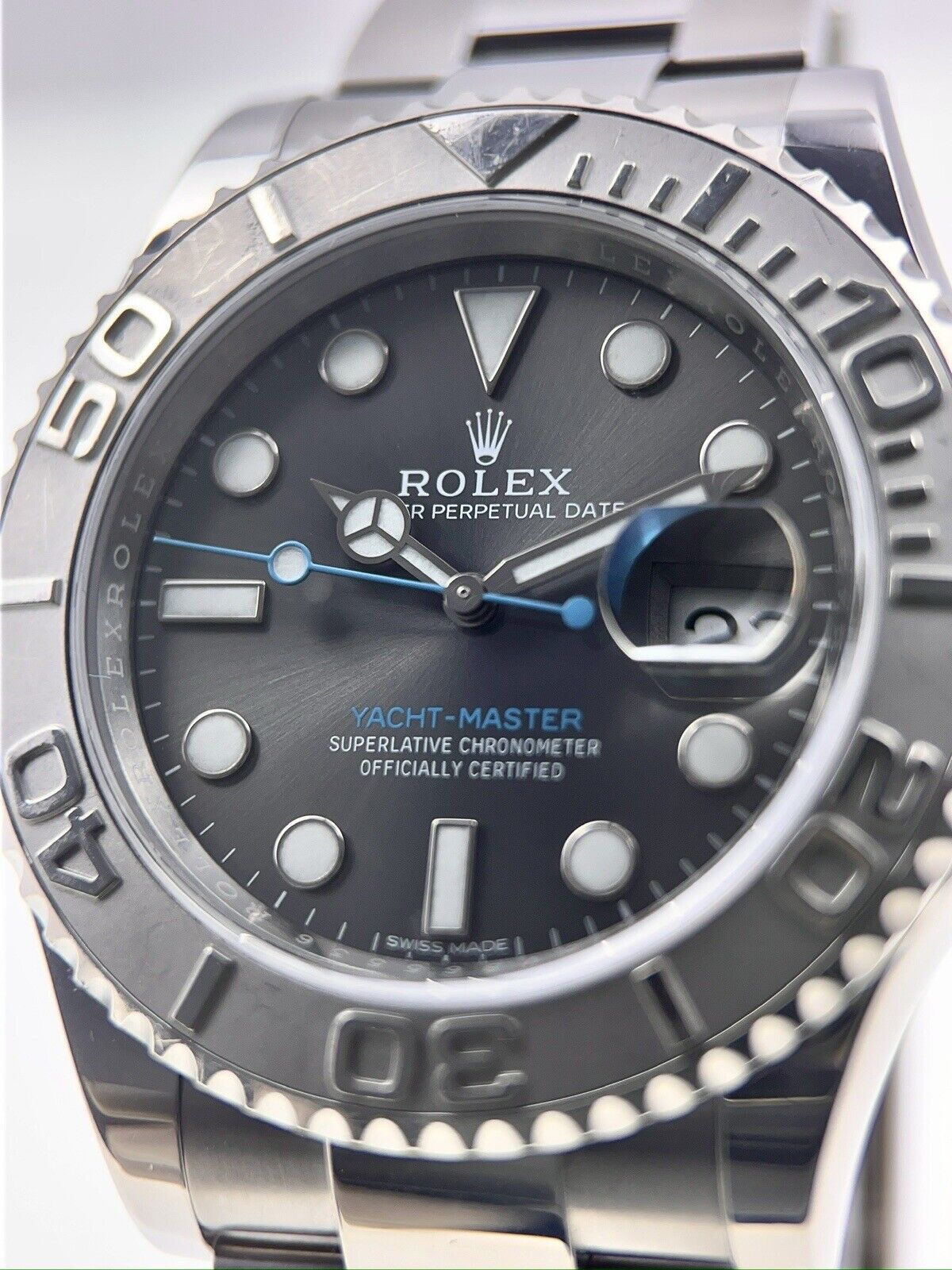 Rolex Yachtmaster Stainless Steel Gray 40mm Automatic Men’s Watch 116622