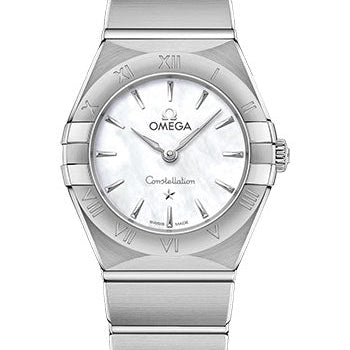 Omega Constellation Manhattan Quartz Watch - 25 mm Steel Case - Mother-Of-Pearl Dial - 131.10.25.60.05.001